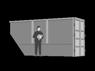 großer Container 15 cbm
